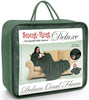 Snug-Rug: Deluxe Blanket with Sleeves - Racing Green