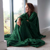 Snug-Rug: Deluxe Blanket with Sleeves - Racing Green