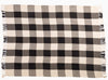 Sass &Belle: Black Gingham Throw - Sass & Belle