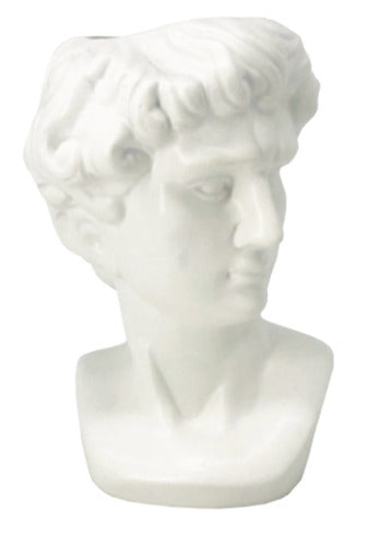 Sass & Belle: Small Greek Head Vase White