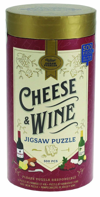 Cheese & Wine Jigsaw Puzzle (500pc)