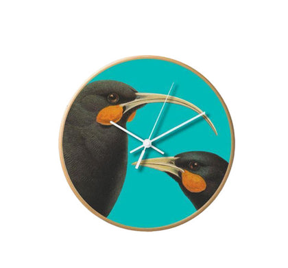100 Percent NZ: Bright Huia Wooden Frame Clock