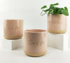 Urban Products: I Love You Planter Pink & Sand (13cm)