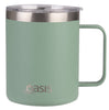 Oasis: Stainless Steel Double-Wall Insulated Mug 400ml (Green) - D.Line