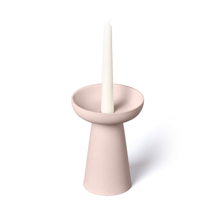 Aery Living: Porcini Candle Holder Large - Soft Pink