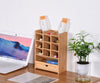 Multi-Functional Bamboo Desk Organiser With Drawer