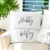 Splosh: Wedding Hubby Wifey Pillowcase Set