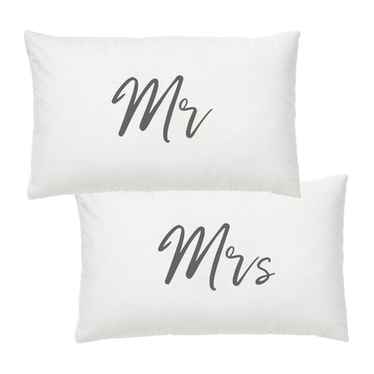 Splosh: Wedding Mr & Mrs Pillowcase Set