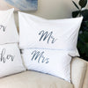 Splosh: Wedding Mr & Mrs Pillowcase Set