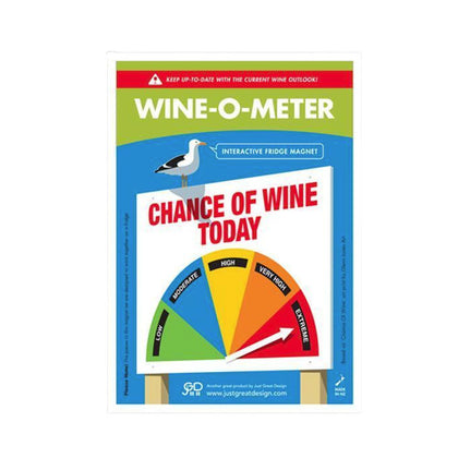 Wine-O-Meter - Fridge Magnet - Just Great Design