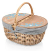 Cinderella Navy Blue and White Stripe Country Picnic Basket - Disney