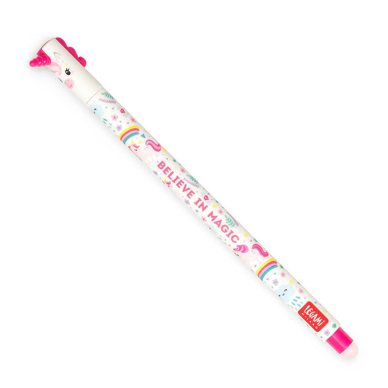 Legami: Erasable Pen - Unicorn (Pink Ink)