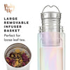 Blair™ Iridescent Glass Travel Infuser Mug - Pinky Up