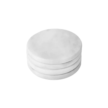 Nuvolo Marble Coaster Set