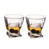 Thumbs Up: Twisted Whiskey Glasses with Ice Rocks - Thumbs Up!