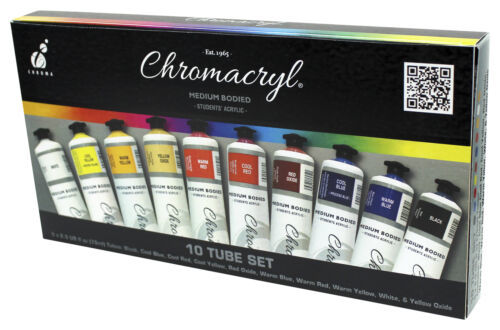 Chromacryl: Acrylic Student - Paint Set (10pc)