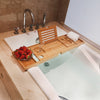 Expandable Bamboo Bathtub Tray