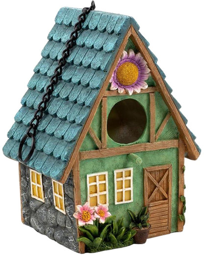 Colourful Resin Bird House For Nesting