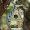 Colourful Resin Bird House For Nesting