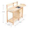 Solid Wood Potting Table with Basin