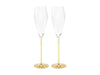 Maxwell & Williams: Everleigh Prosecco Glass Set - Gold (250ml) (Set of 2)