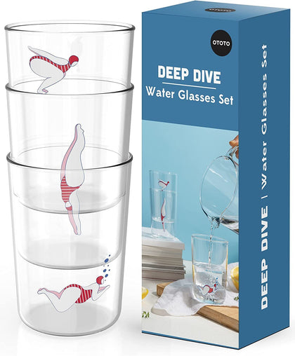 Ototo: Deep Dive Glasses (Set of 3)