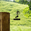 Metalbird: Bowl Feeder Garden Art