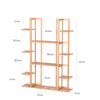Bamboo Multi-Tiered Plant Shelf - Large