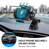 Rotation Mobile Phone Holder with Suction Stand - Black