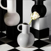 Sass & Belle: Grey Amphora Jug Vase - 14cm x 10cm