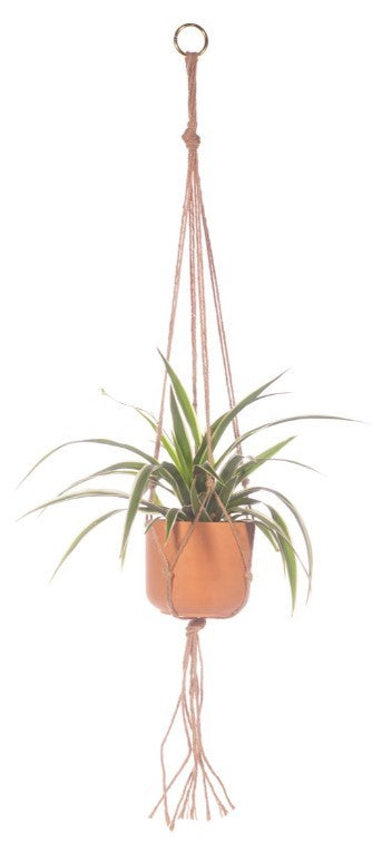 Sass & Belle: Macrame Plant Hanger - Terracotta (Small)