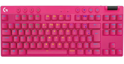 Logitech G PRO X TKL LIGHTSPEED Gaming Keyboard (Magenta) (PC)