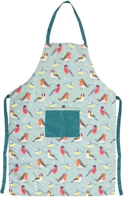 Garden Bird Cotton Apron