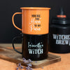 Wicked Witch Enamel Mugs - Set of 2