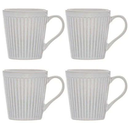 Ladelle: Marguerite White Mug Set (Set of 4)