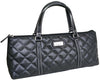 Sachi: Insulated Wine Purse - Quilted Black - D.Line
