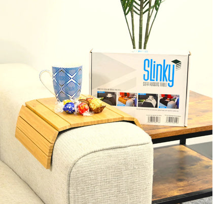 Genuine Slinky Sofa Table - Polished Natural - Slinky Sofa Tables