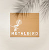 Metalbird: Waxeye/Tauhou & Chicks Garden Art