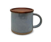 Moana Road: Glazed Ceramic Mug - Blue