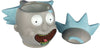 Rick and Morty: 3D Rick Mug with Lid - Rick & Morty