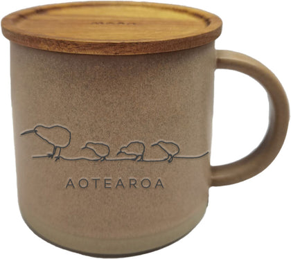 Moana Road: Ceramic Mug - Kiwi Brown