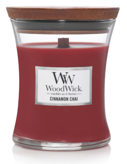 Woodwick Candle - Cinnamon Chai (Medium)
