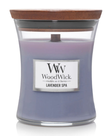 Woodwick Candle - Lavender Spa (Medium) - Special Edition