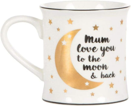 Mum Love You To The Moon And Back Mug - Sass & Belle