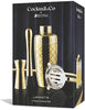 Maxwell & Williams: Cocktail & Co Lafayette Cocktail Set - Gold (4pc Set) (4 Piece Set)