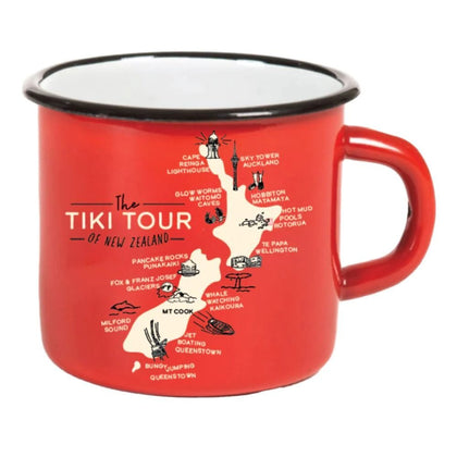 Moana Road: Enamel Mugs - Tiki Tour (1200ml)