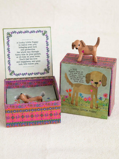 Natural Life: Lucky Charm In Box Puppy