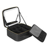 STORFEX Travel Makeup Bag with Light Up Mirror - Black