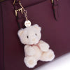 Bailey Bear Bag Charm & Swarovski Birthstone Necklace - January