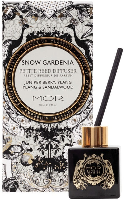 MOR: Petite Reed Diffuser - Snow Gardenia (40ml) - MOR Boutique
